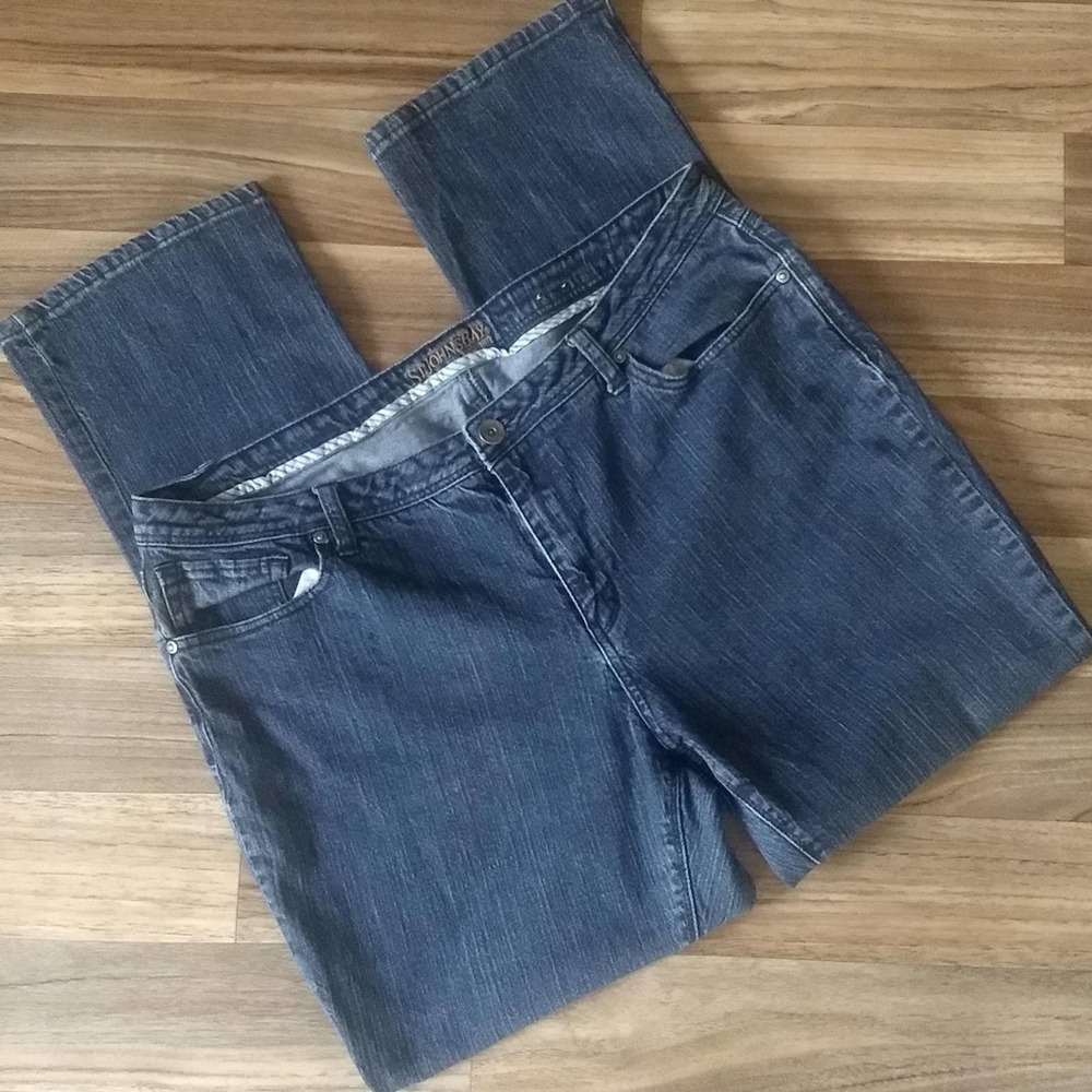 St John's Bay woman high waist straight stretch jeans 20W plus size